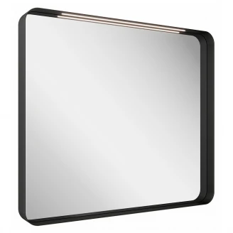 Ravak Spegel Strip med LED Belysning Svart 50x70 cm-2